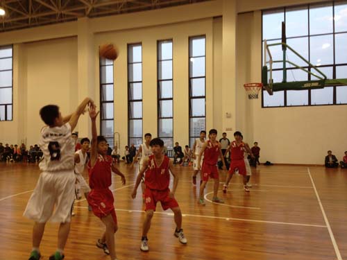 2012福建中小学生篮球联赛（中学组）比赛现场