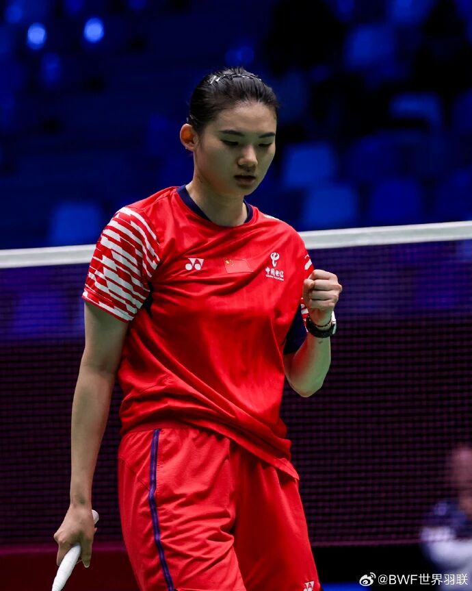 捷报！福建选手韩悦晋级德国羽毛球公开赛女单四强！