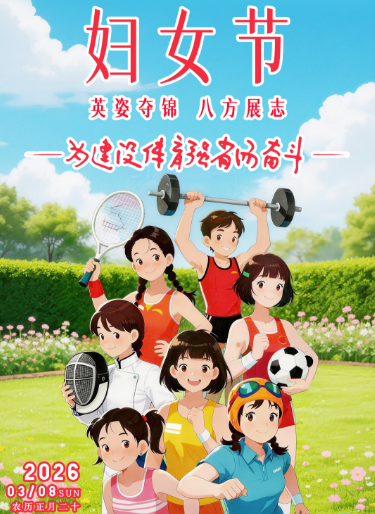巾帼风采，运动添彩——三八妇女节快乐！